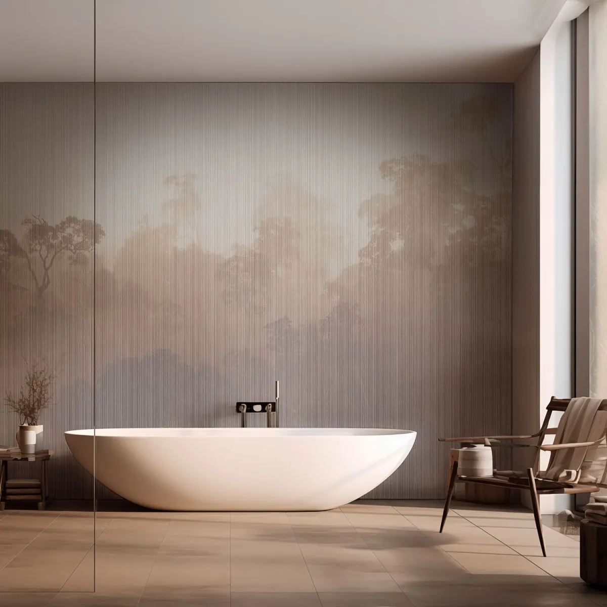 Papel pintado para el ba&ntilde;o