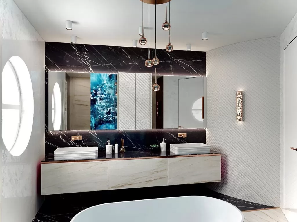#TecnoInspo | I Pannelli decorativi Tecnografica nei bagni: eleganza e innovazione senza limiti