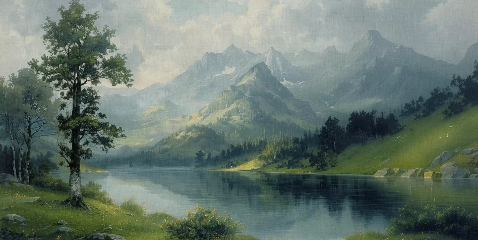 絵画 Mountain Serenity MOUNTAIN SERENITY | Tecnografica