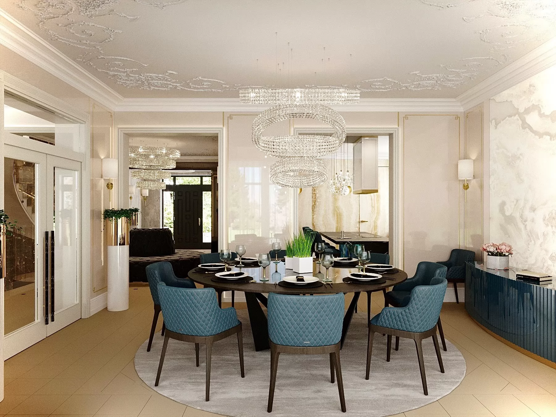 Comedor – Proyecto privado por Angelika Tóth