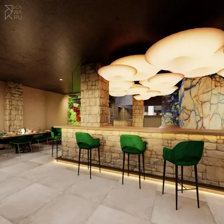 Restaurante Monterrey de PB 3D Render & Kawaru Studio