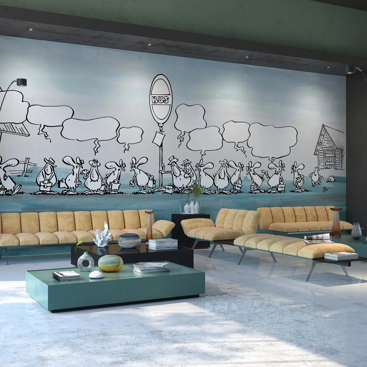 LUPO ALBERTO BY SILVER: BUS STOP