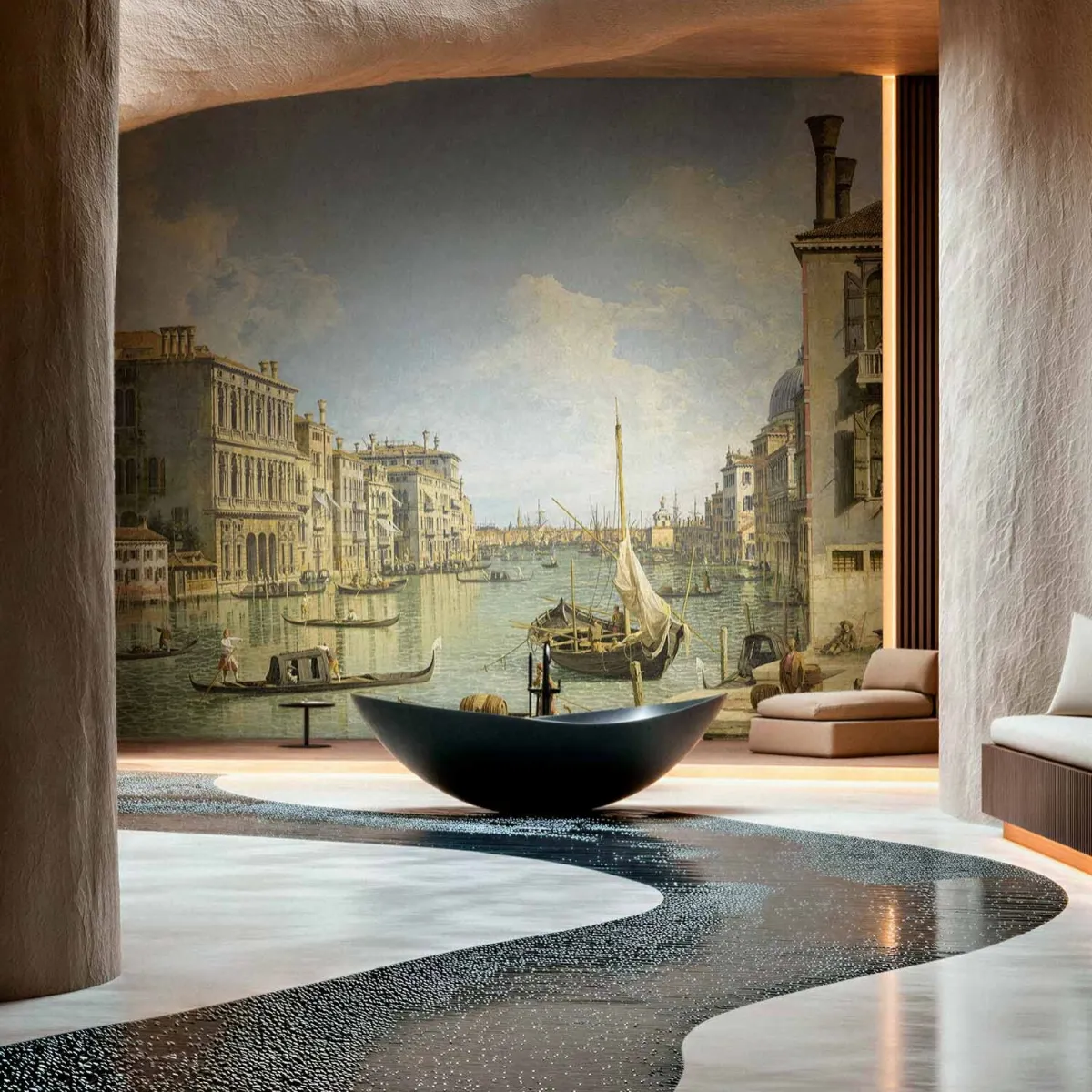 CANALETTO | PINACOTECA DI BRERA: CANAL GRANDE VERSO LA PUNTA DELLA DOGANA