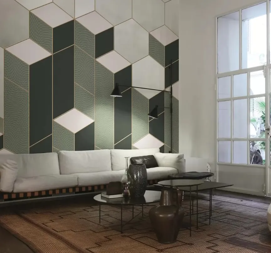 geometrische Tapete