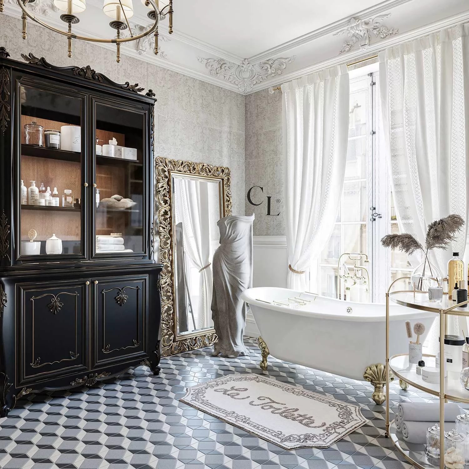 Baño – Proyecto Parisian Apartment por Cool Living Studio