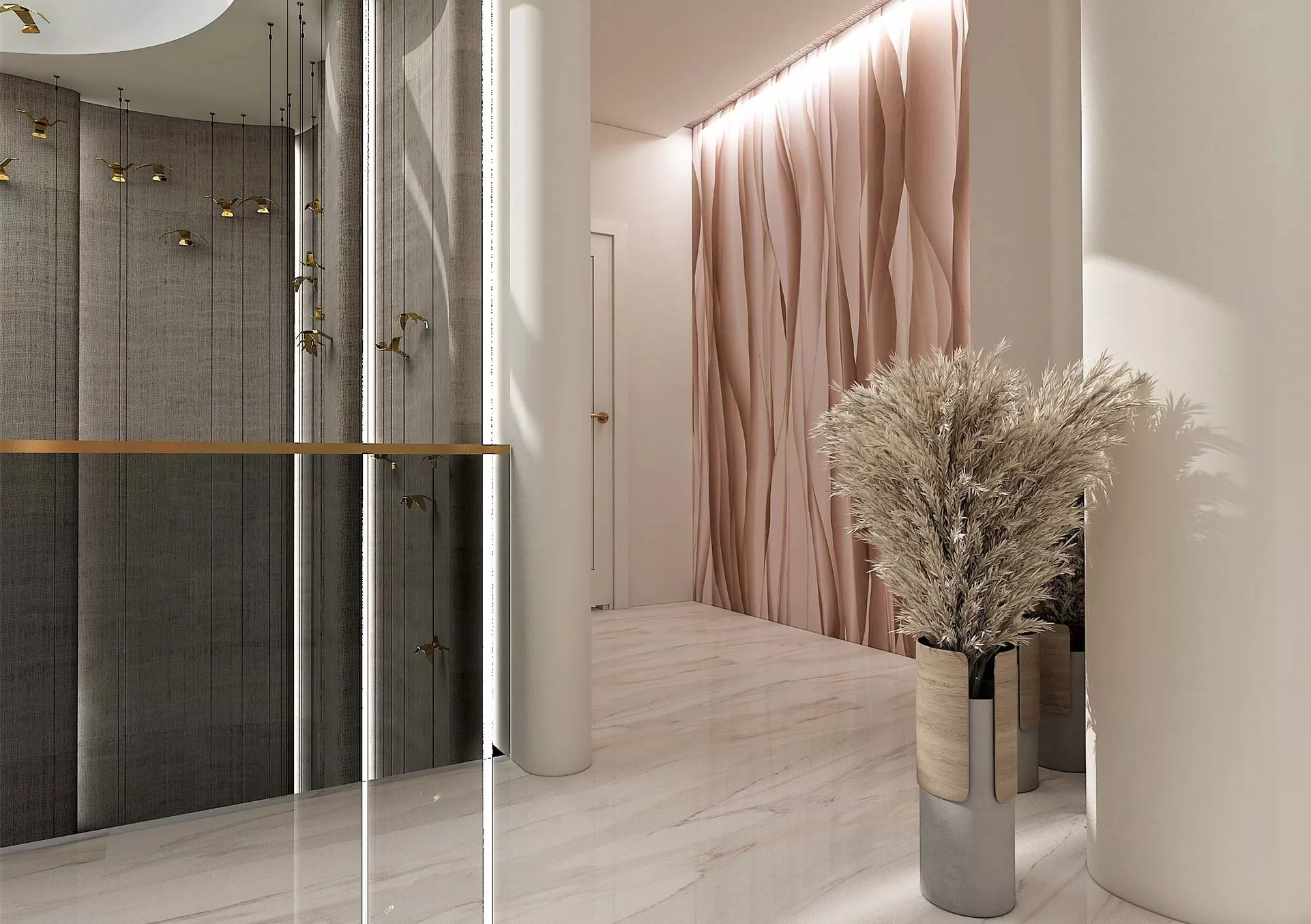  #TecnoInspo |  Carta da parati e illuminazione: un equilibrio che trasforma lo spazio