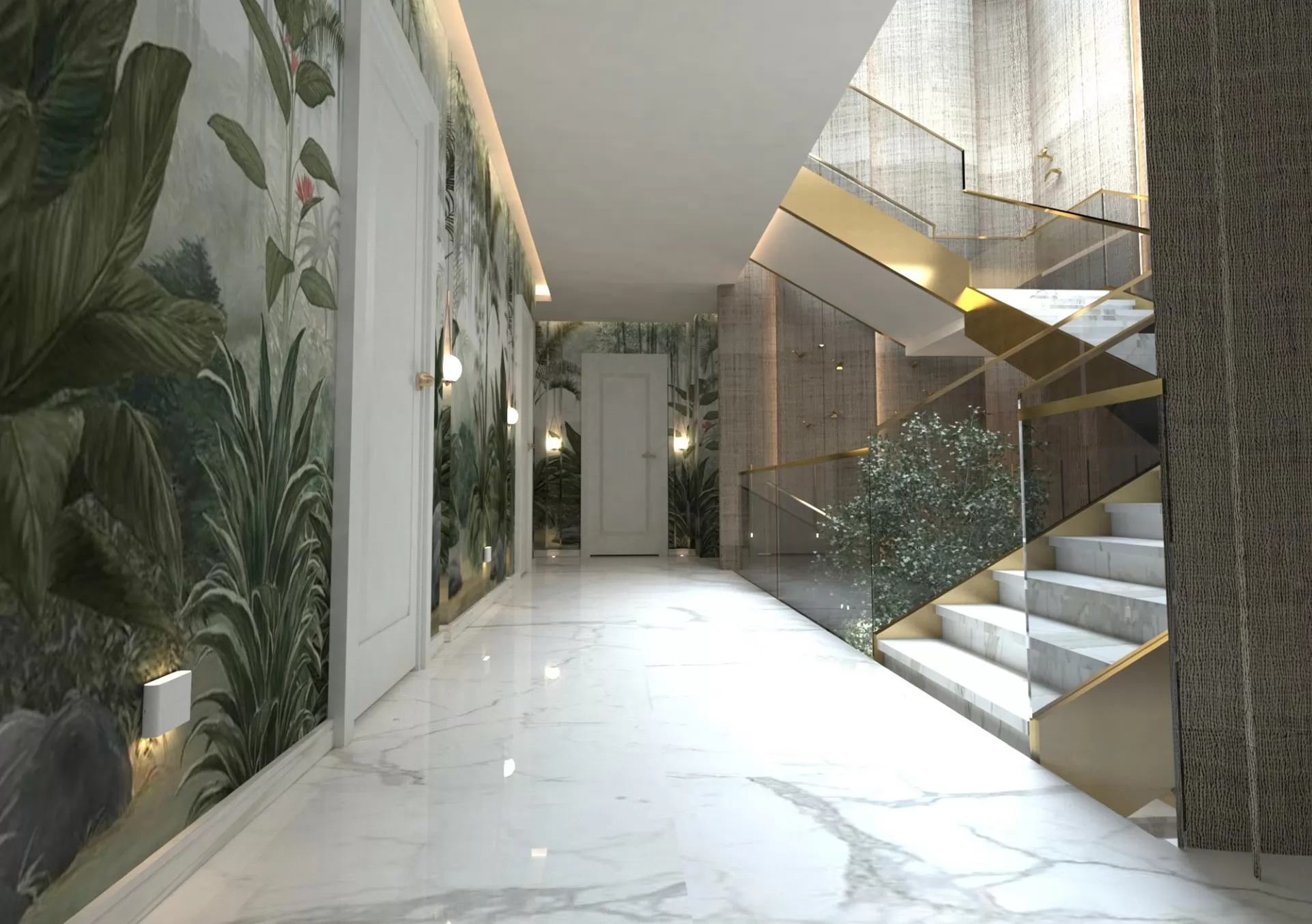 #TecnoInspo | Carta da parati e illuminazione: un equilibrio che trasforma lo spazio