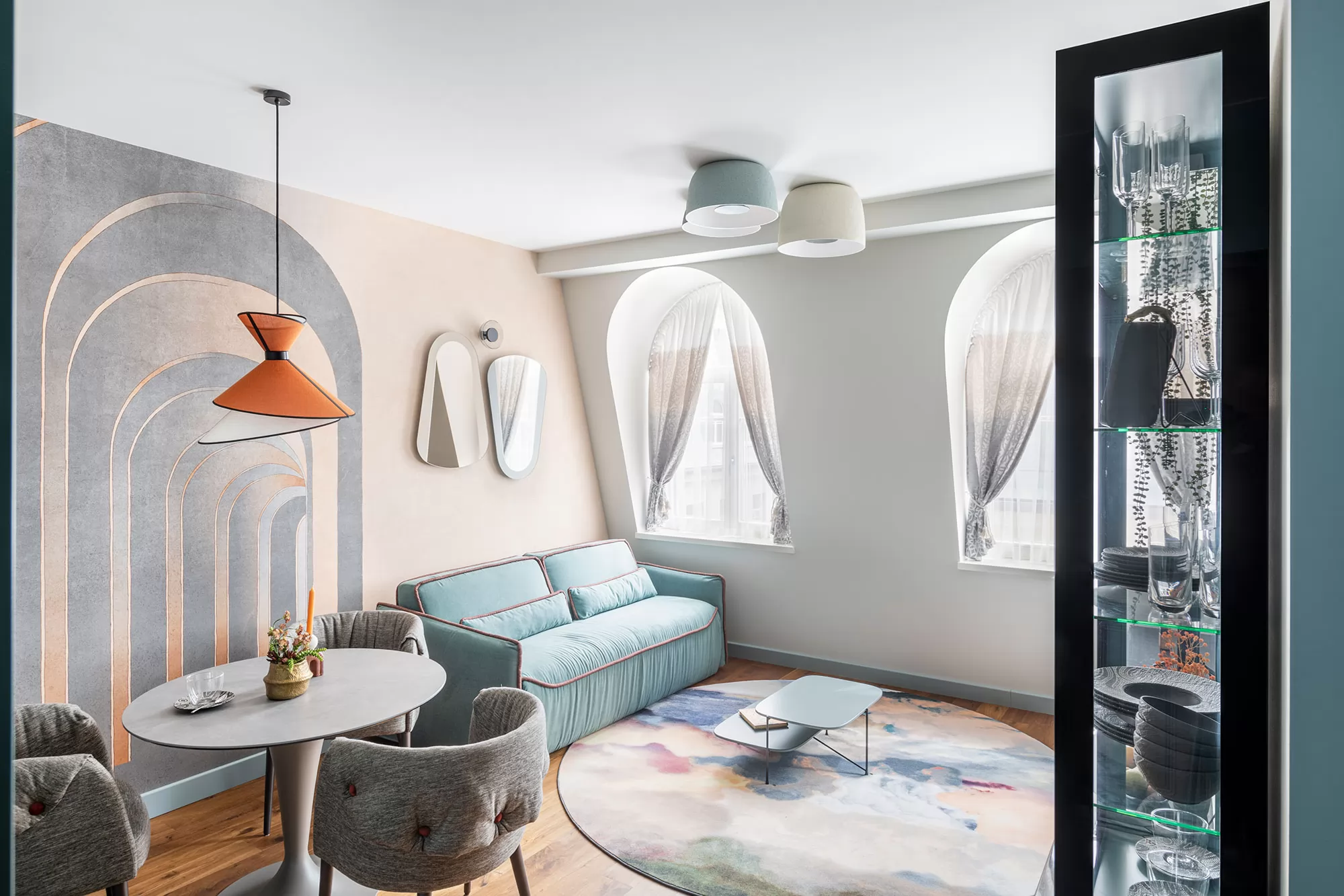 Wohnzimmer – Privatprojekt von Iqon Design