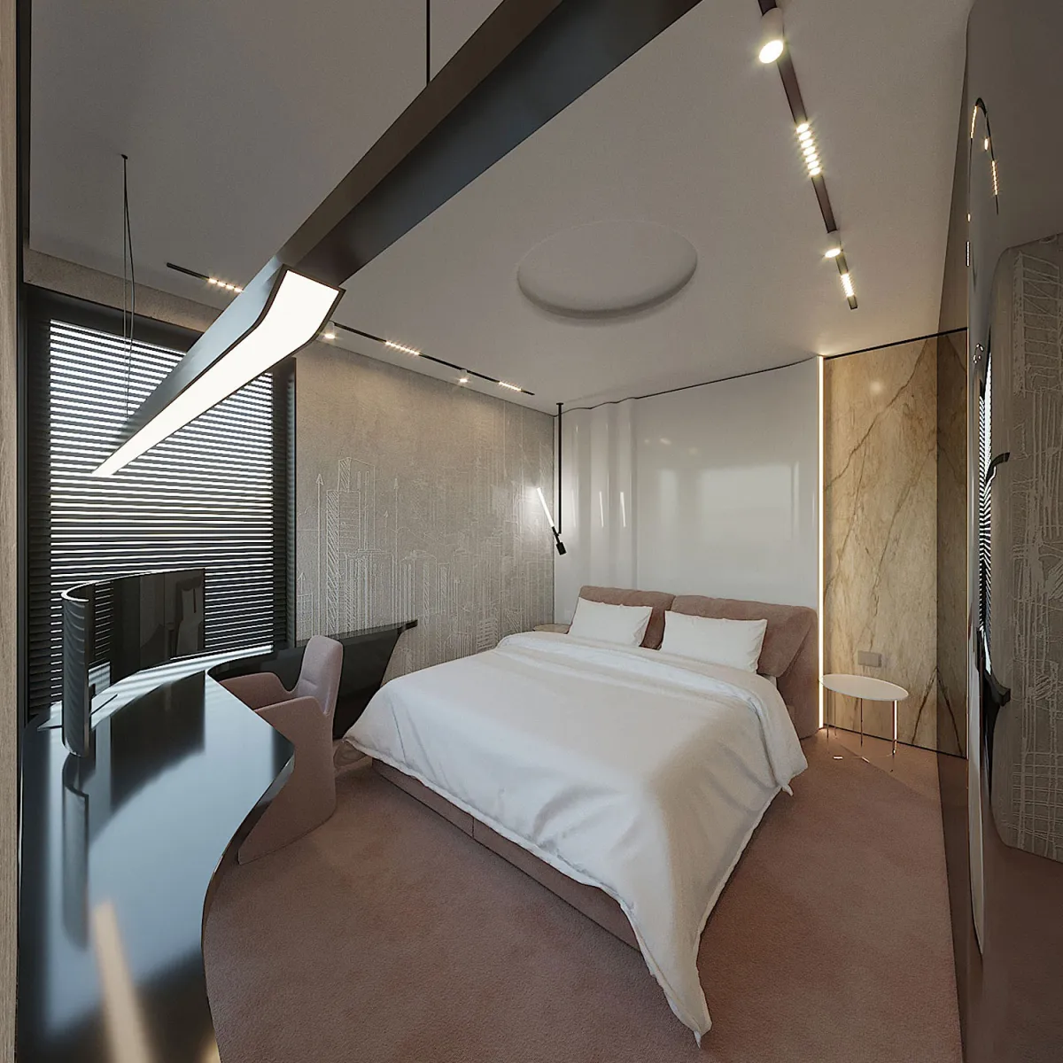 Bedroom – Private Project by Radev Design | Tecnografica