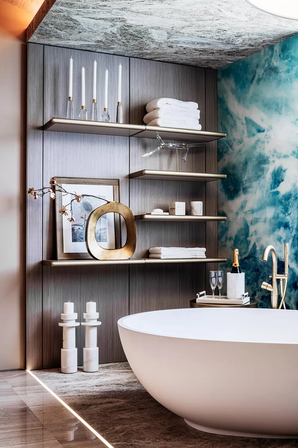 Sunny Isles Beach Master Bathroom by Eolo A & I