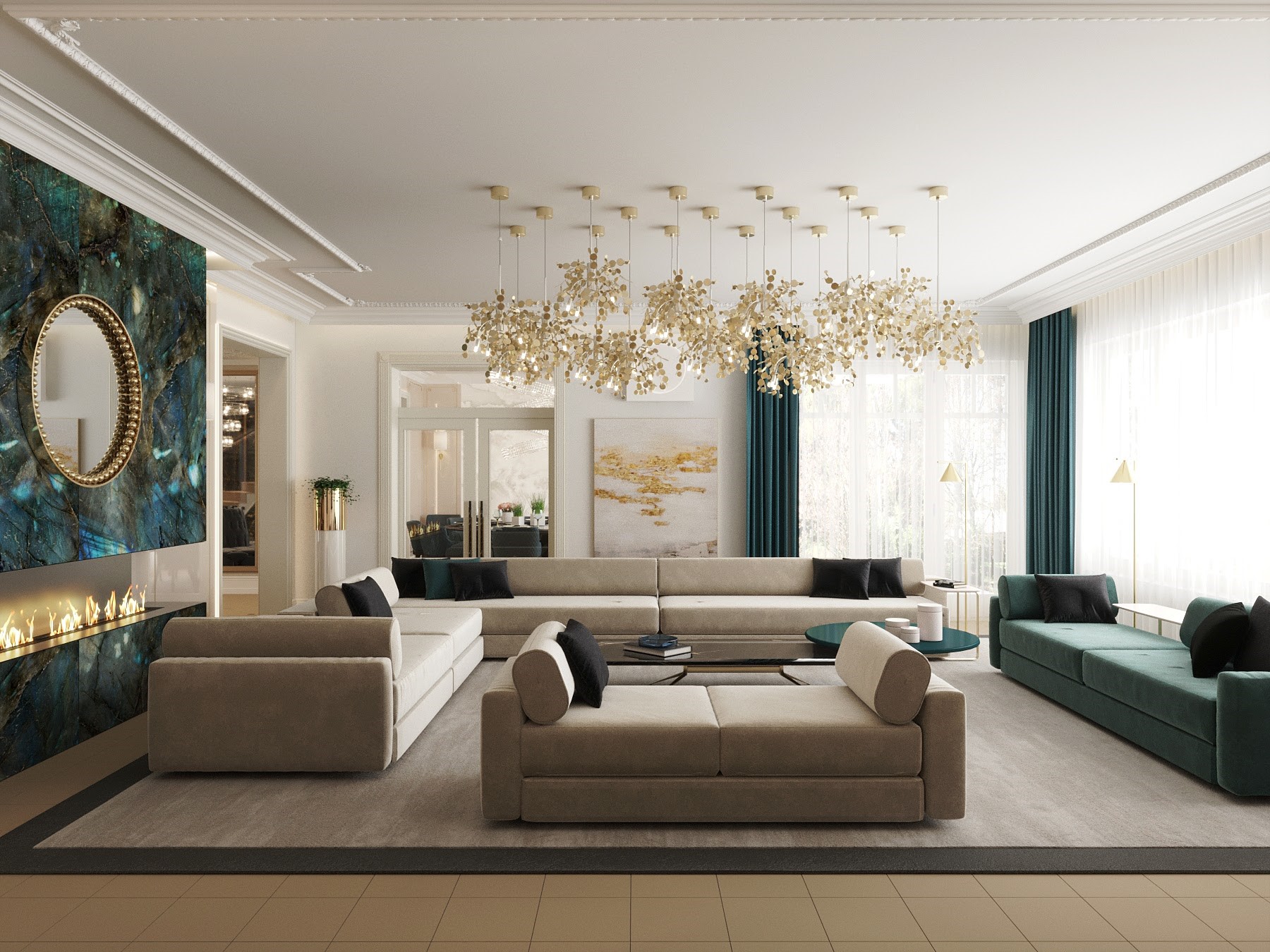 Livingroom design by Angelika Tóth