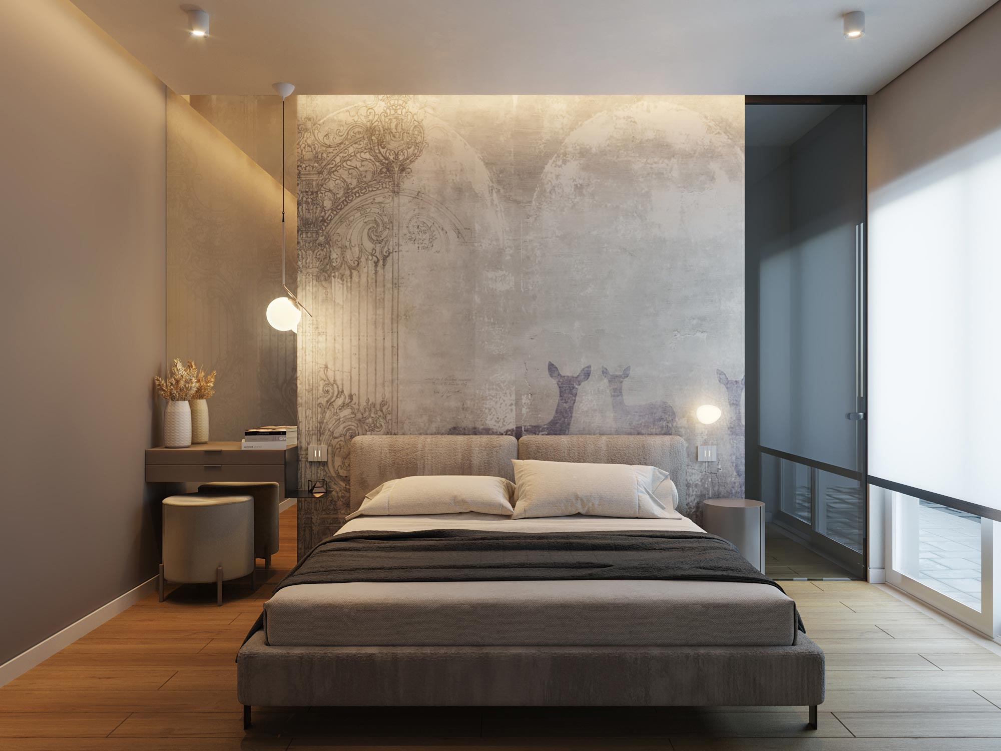 Schlafzimmer – Privates Projekt von Andrea Palomba
