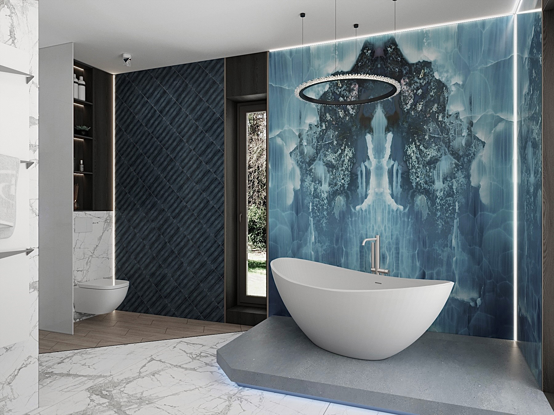 Master Bathroom design – Private project by Angelika Tóth