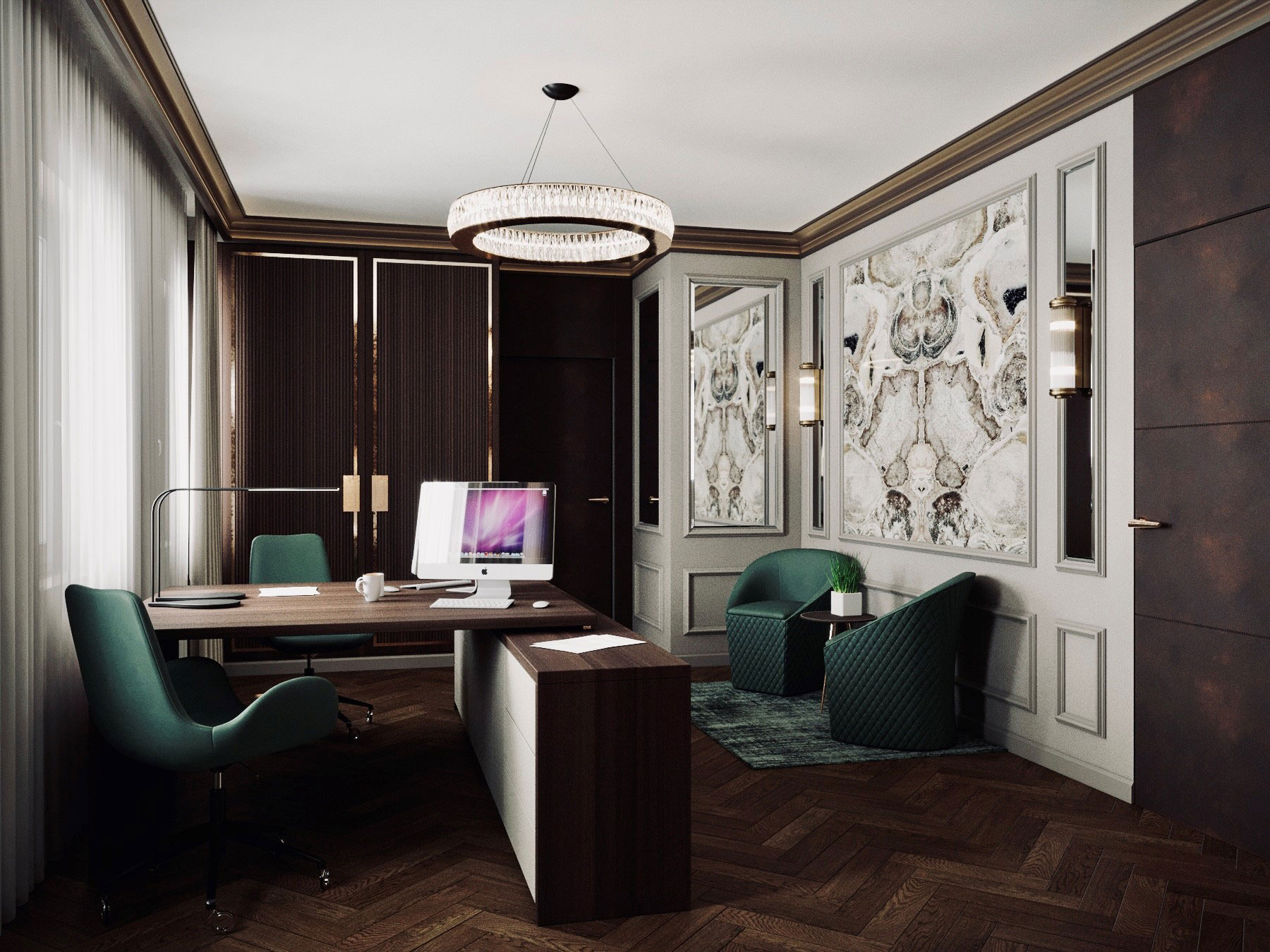 Büro – Entwurf von Angelika Tóth