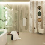 Progetto "Bali-Style Masterbathroom" by Dana Dragoi Design | Tecnografica