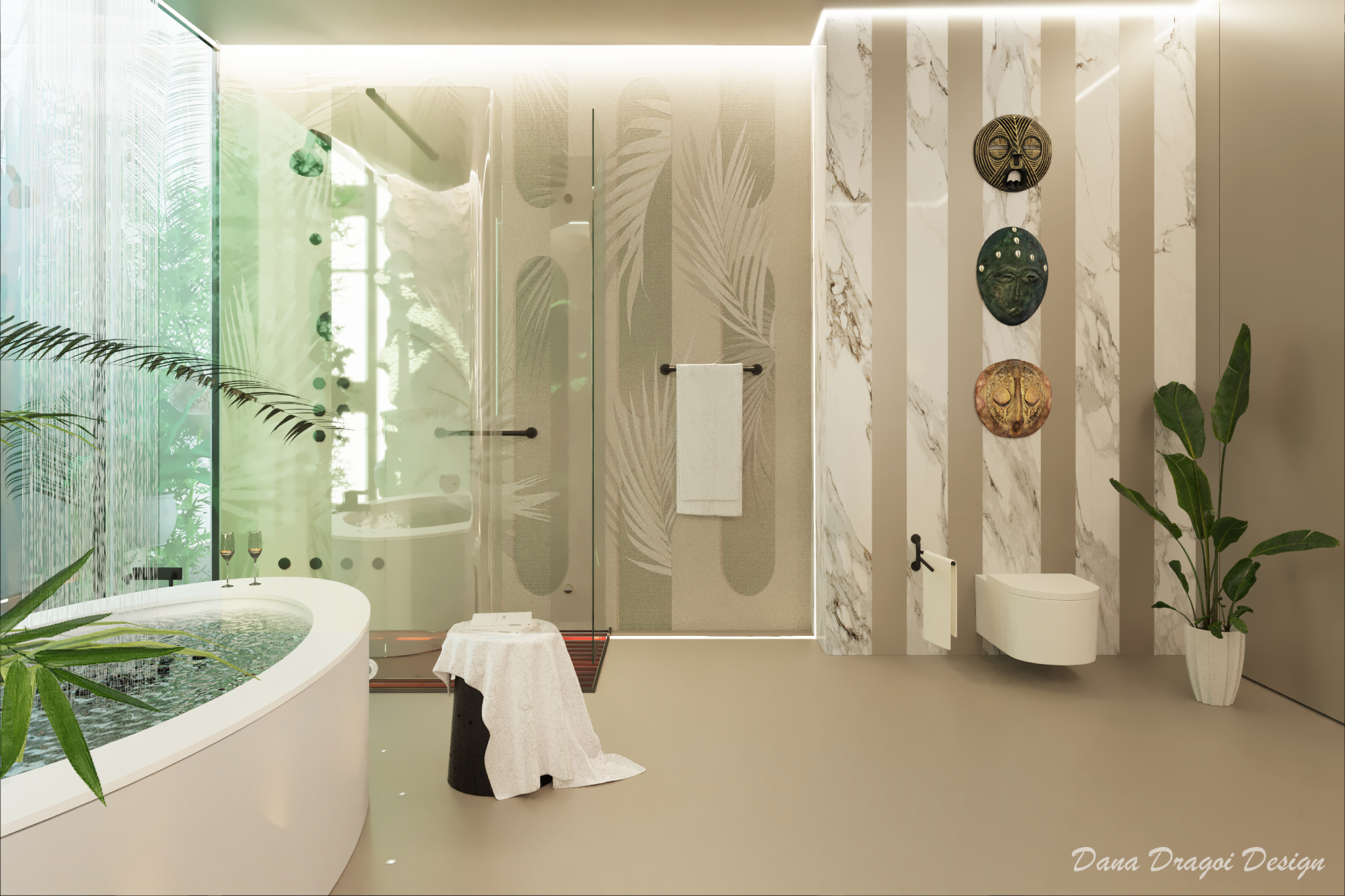 Projekt „Bali-Style Masterbathroom“ von Dana Dragoi