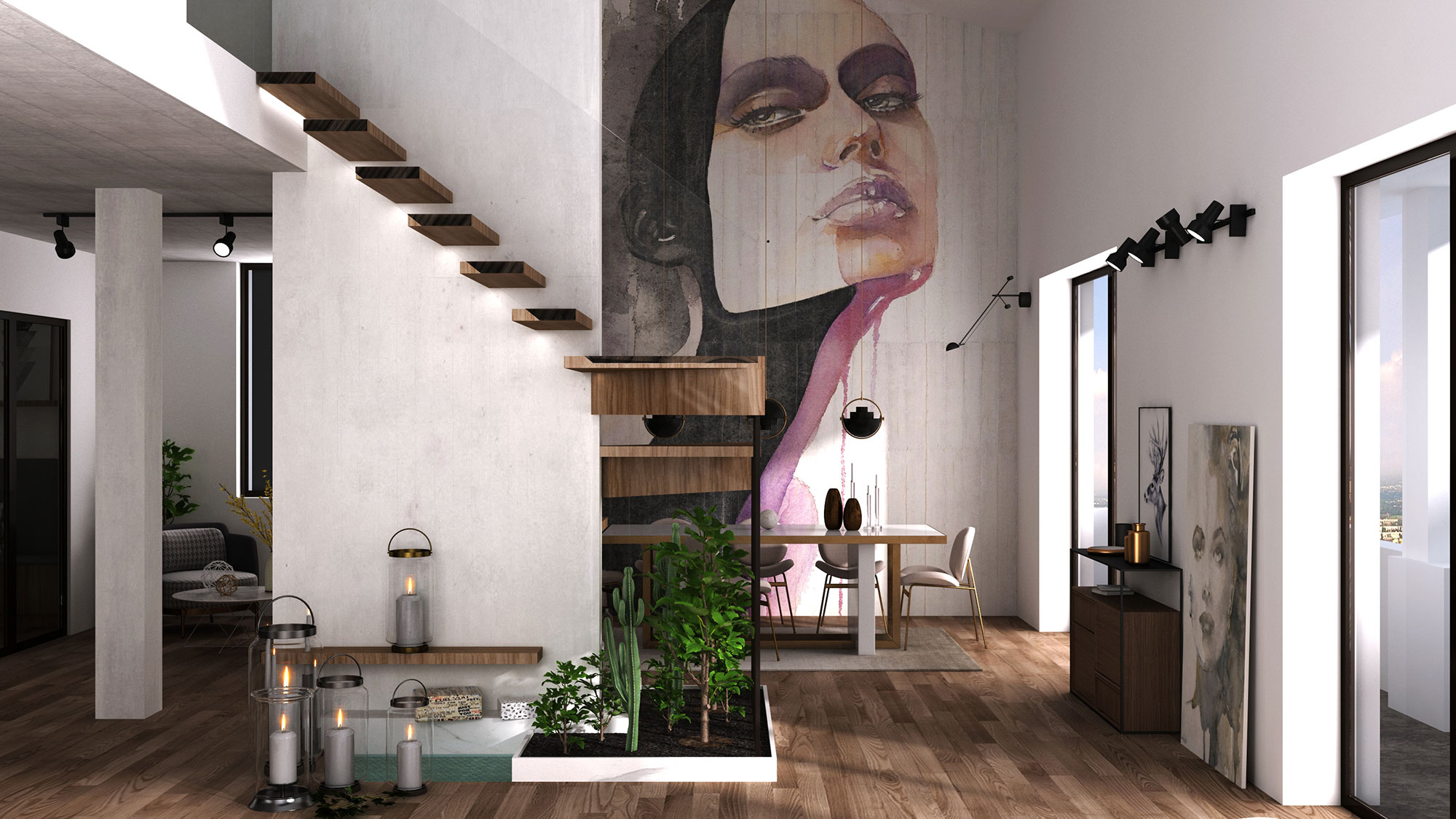 Living room design – Private project by Ghazal Khaksari