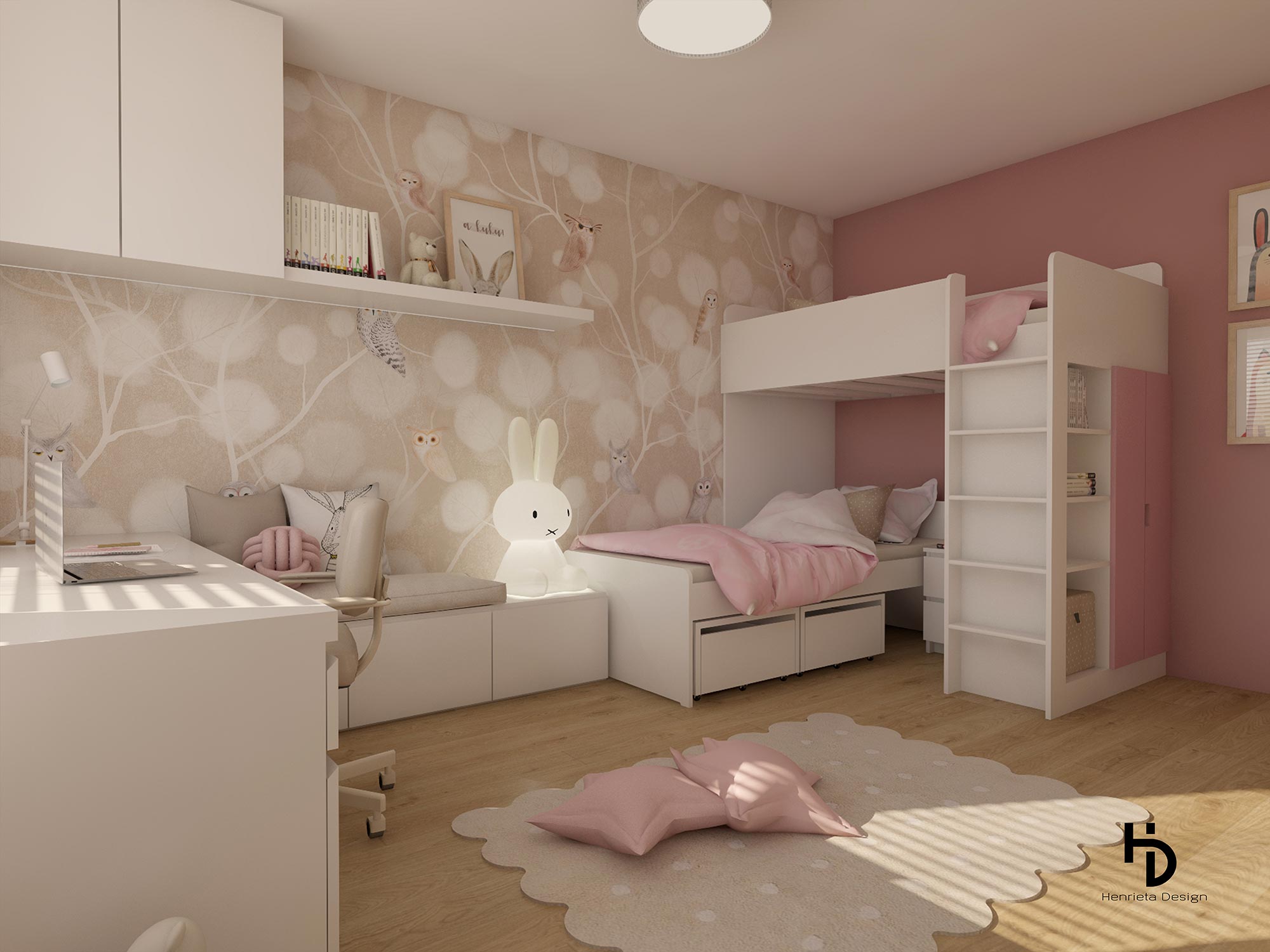 Kinderzimmer – Privates Projekt von Henrieta Design