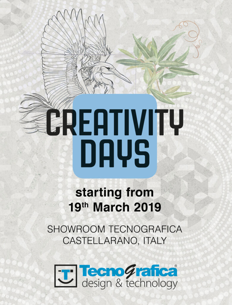 CREATIVITY DAYS – La creatività che ispira nuovi effetti materici