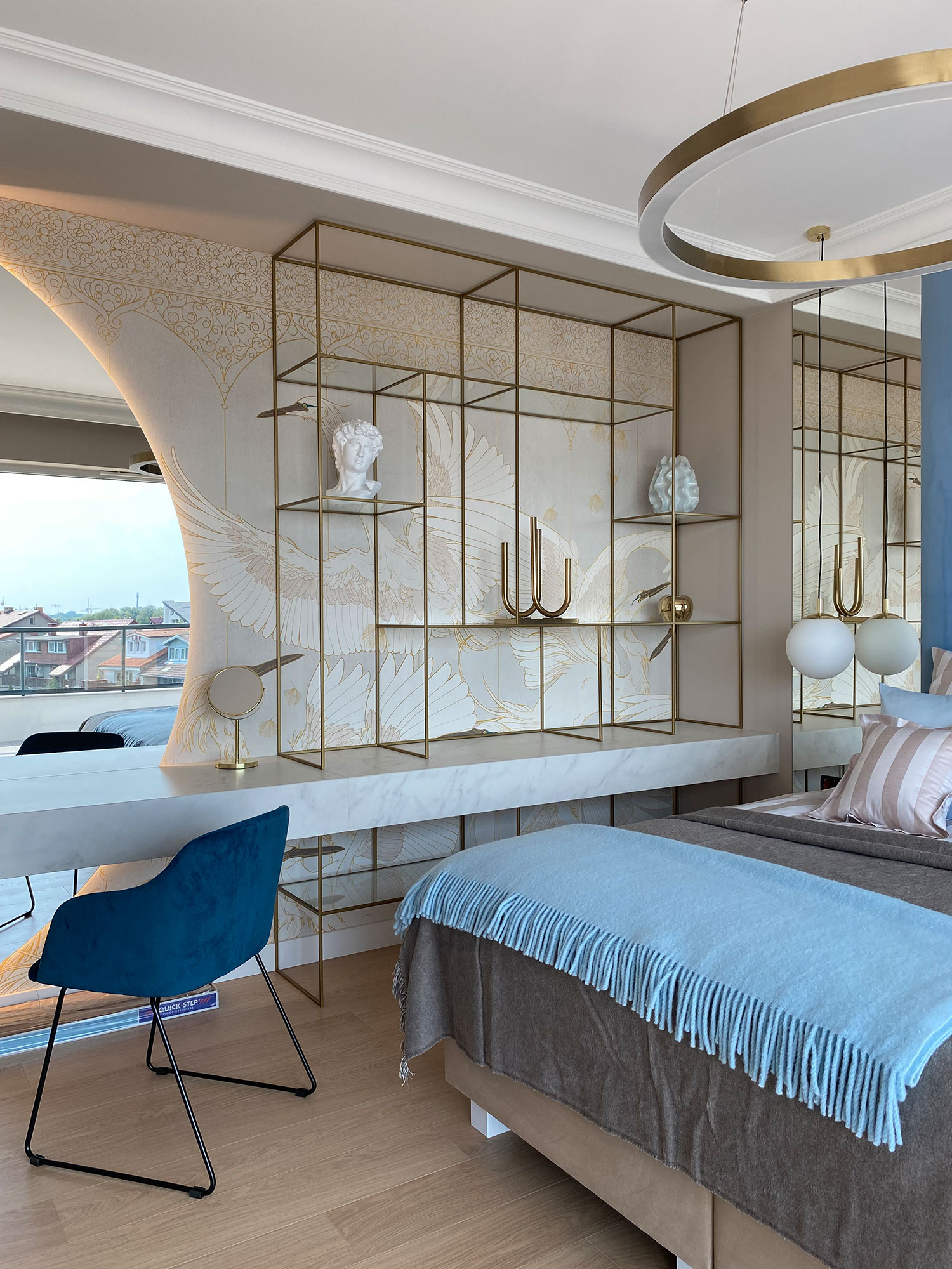 Dormitorio – Proyecto Penthouse Westin por Projektive Architekci