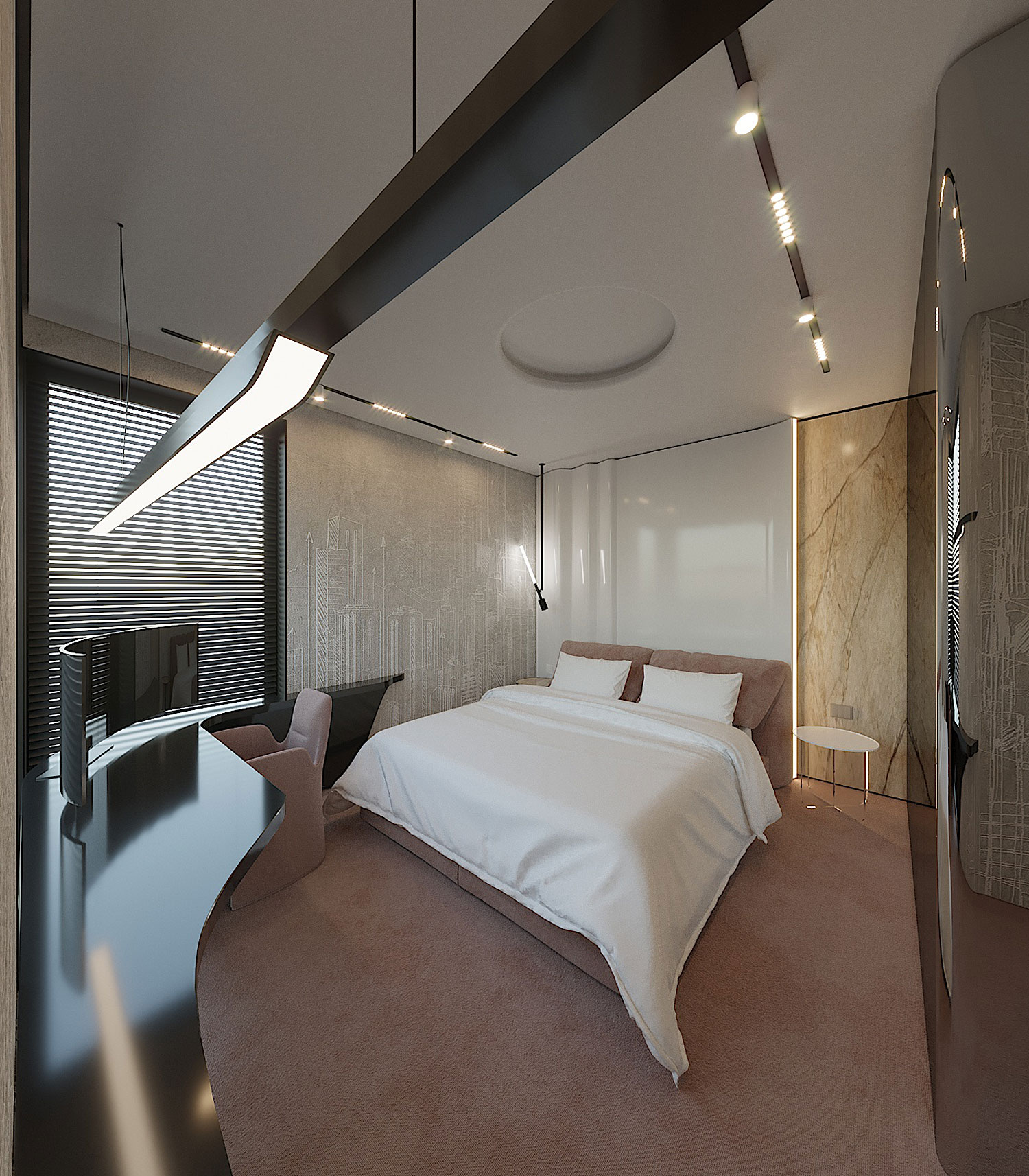 Schlafzimmer – Privates Projekt von Radev Design