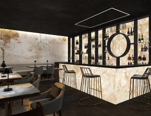 DomuS3D: Lounge bar design by Maticad & Tecnografica