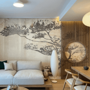 Apartamento con detalles japoneses de Danijela Mišković