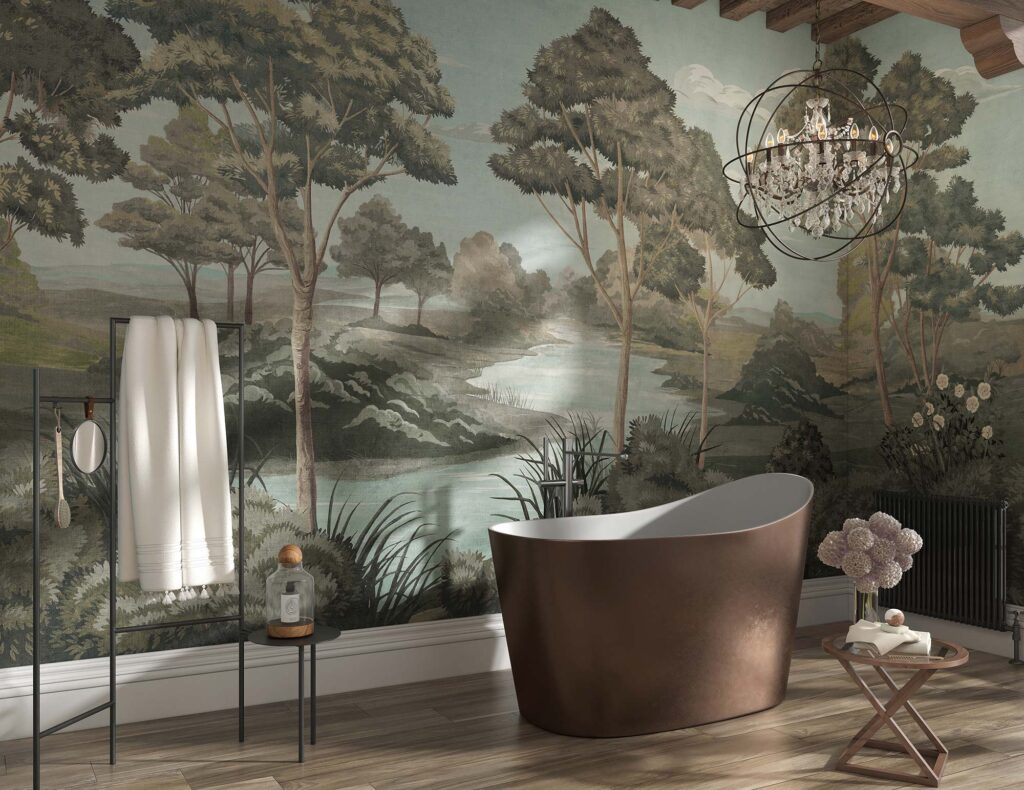 H2O waterproof wallpaper by Tecnografica