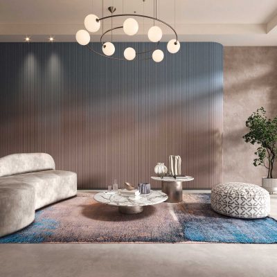 'Kaindy' abstract wallpaper by Paolo Giordano & Simona Cardinetti for Tecnografica