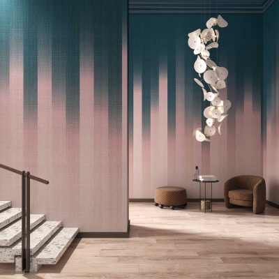 'Komi' abstract wallpaper by Paolo Giordano & Simona Cardinetti for Tecnografica