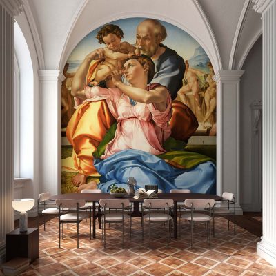 Carta da parati | Michelangelo Buonarroti: Sacra Famiglia - Tecnografica